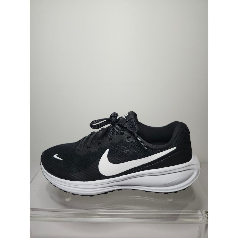Nike Women's Revolution 8 Running Sneakers Trainers Jet Black White Sz 8 Mesh - Picture 3 of 16